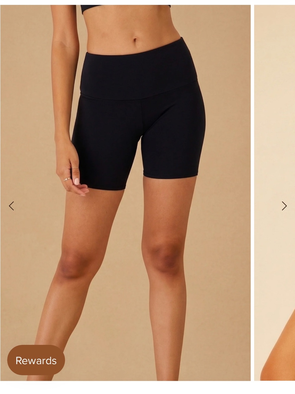 Onzie Black High-Rise Bike Shorts